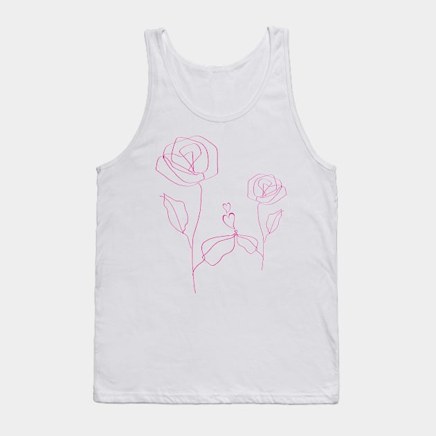 Amour des fleures Tank Top by Zinoo